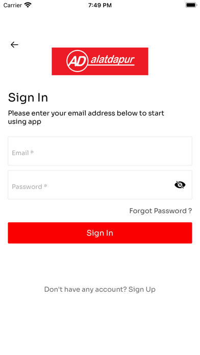 Alatdapur Hompage Screenshot