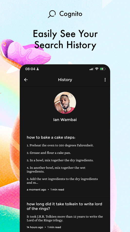 #3. Cognito - Simple Search Engine (iOS) Podle: Renasnce Studios Ltd