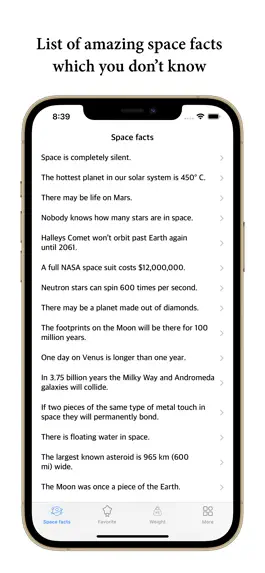 Game screenshot Space Amazing  Facts apk