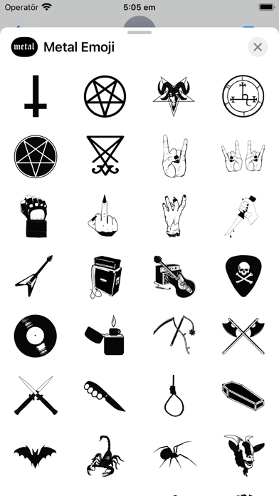 Metal Emoji Screenshot