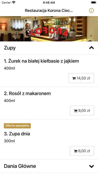Restauracja Korona Ciechanow Screenshot