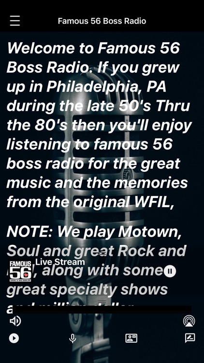 Famous 56 Boss Radio