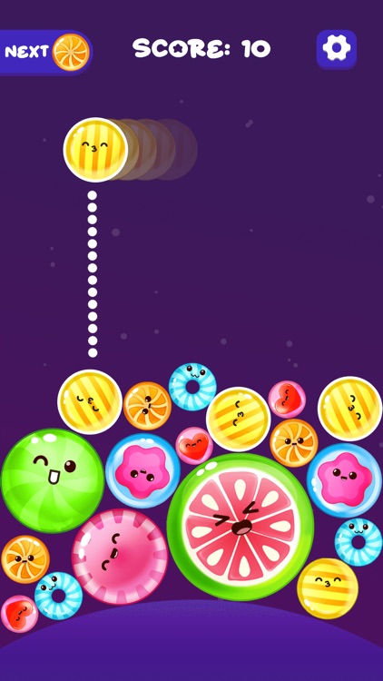 Drop and Merge Fruit Candies