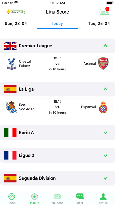 Liga Score Screenshot