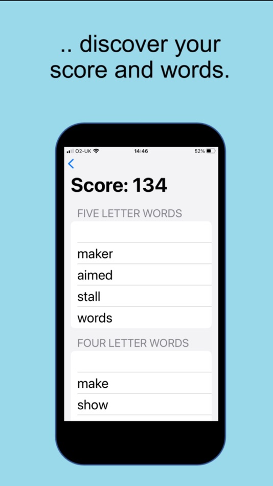 #6. Fiveword (iOS) By: PETER JAMES SIDES