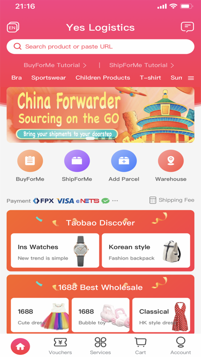Yes GoShop - Shipping Agent Screenshot