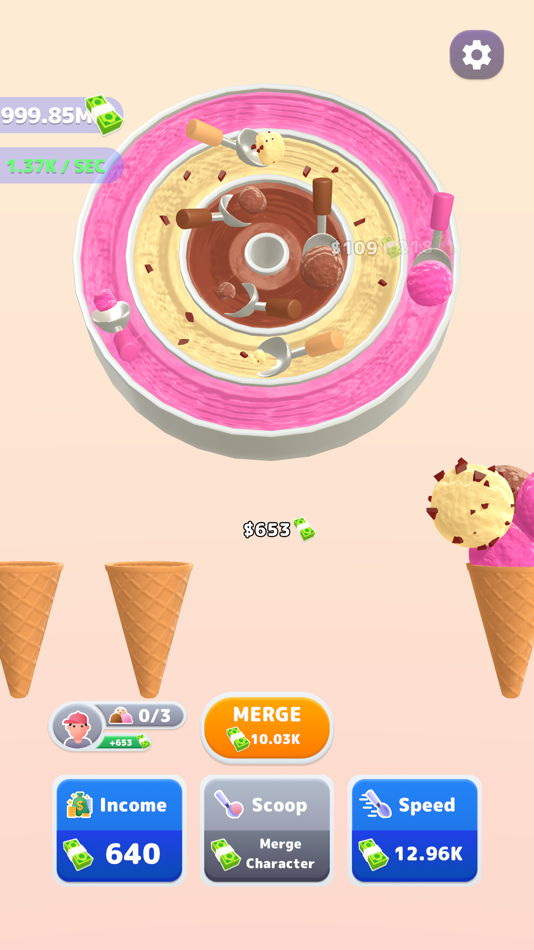 #4. Ice Cream Clicker! (iOS) 由: UNCOSOFT