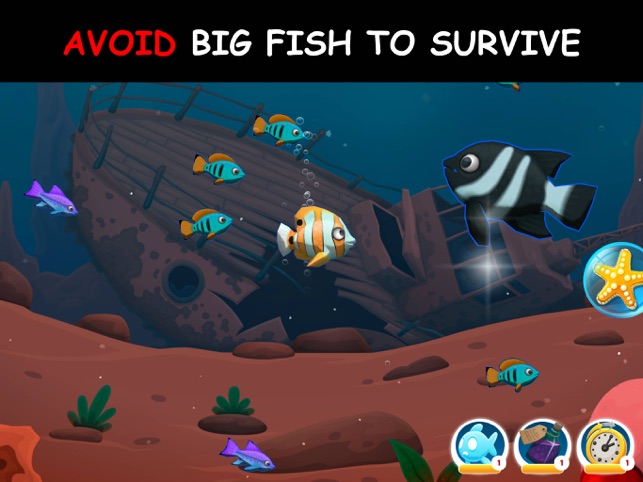 Hungry Ocean: Fish eat & grow on the App Store