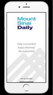 mount sinai daily iphone screenshot 1