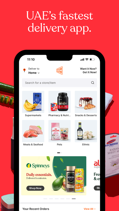 Screenshot #1 pour NowNow by noon: Grocery & more