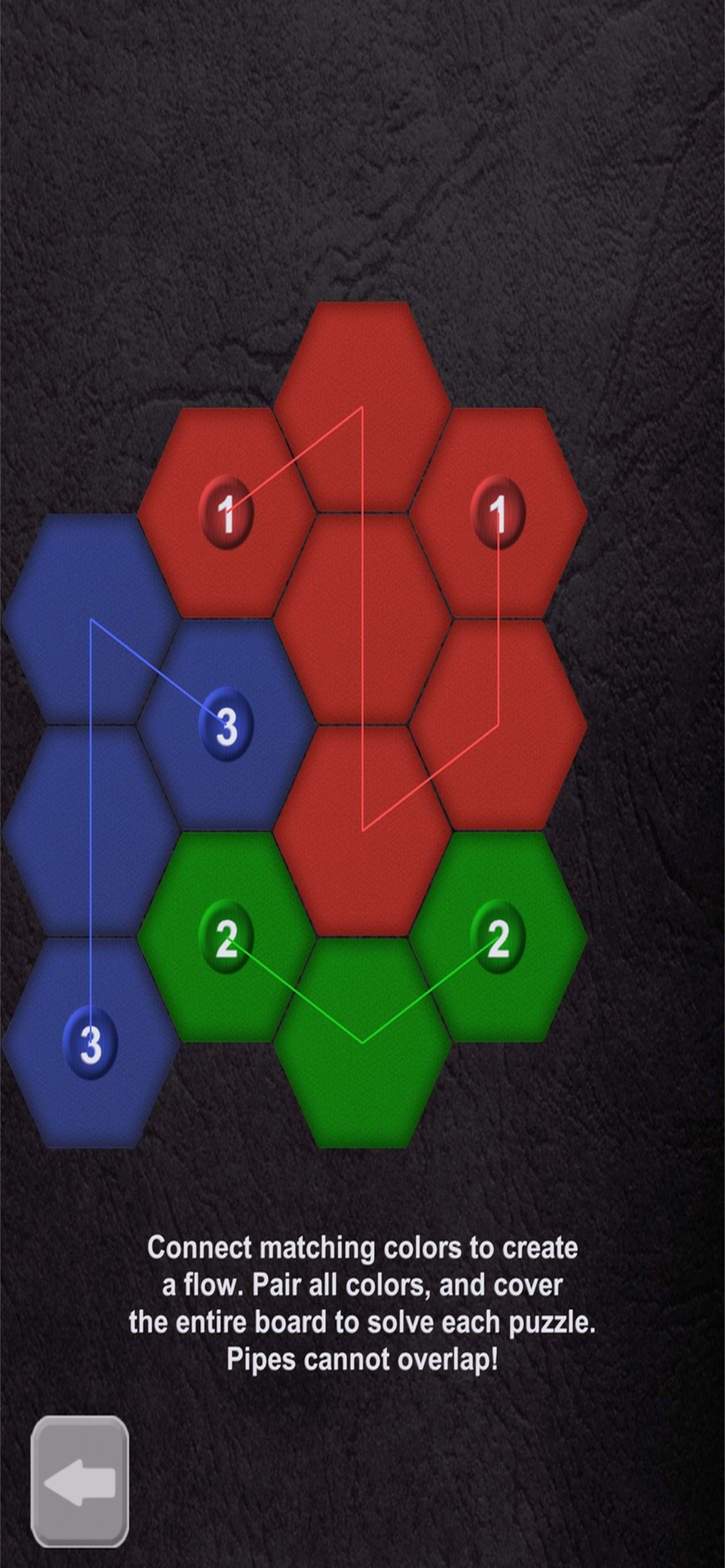Color Lines. Hexagon