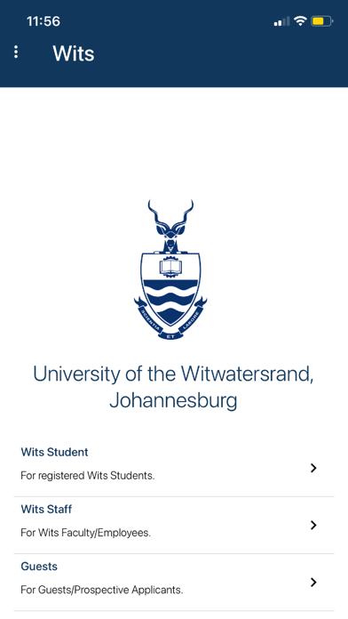 Wits Mobile Screenshot