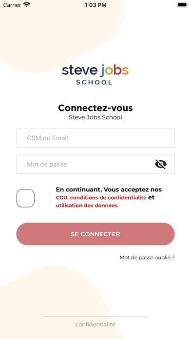 SJ School App Maroc Screenshot