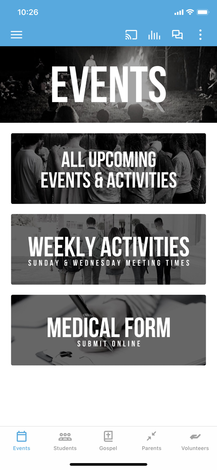 NEHBC Student Ministry