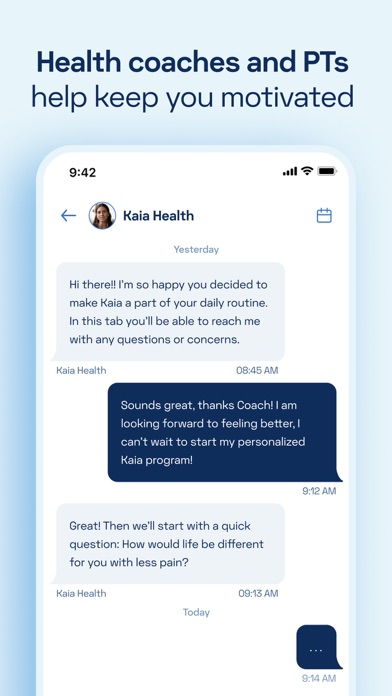 Kaia Health Screenshot