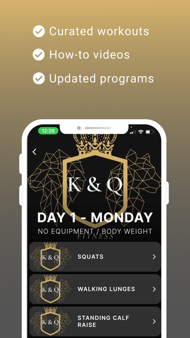 King & Queen Fitness Screenshot