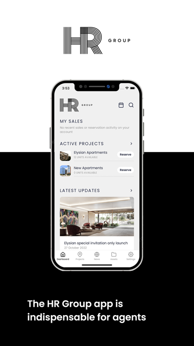 HR Group app screenshot