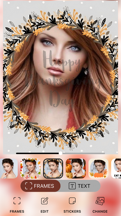 ThanksGiving Frames & Wishes Screenshot