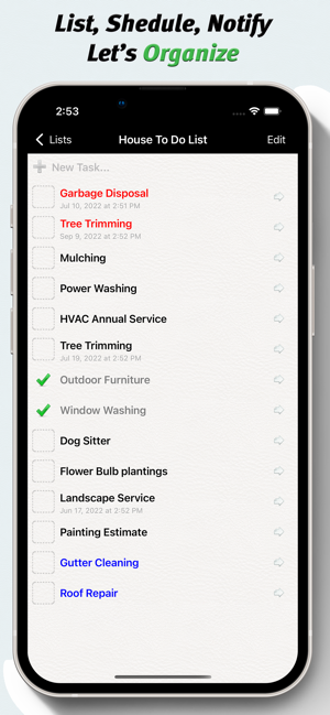 ‎Action Tasks - To Do List Screenshot