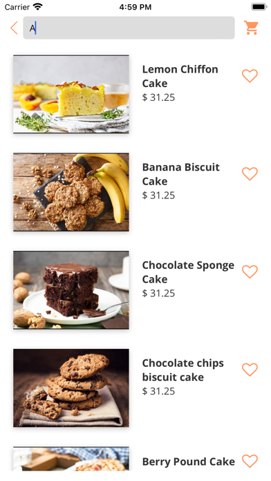 Online Bakery Shop Screenshot