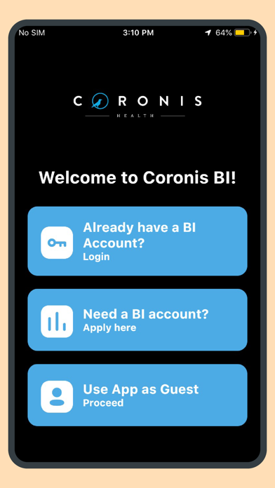 Coronis Health Screenshot