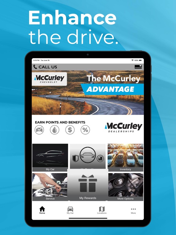 McCurley Advantage iPad screenshot 1 - Business app