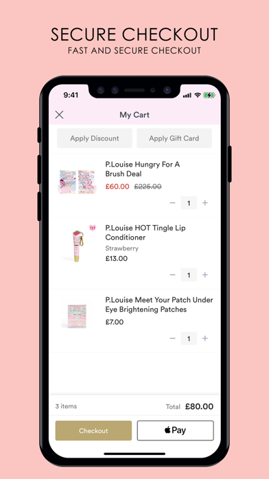 P Louise Cosmetics Screenshot