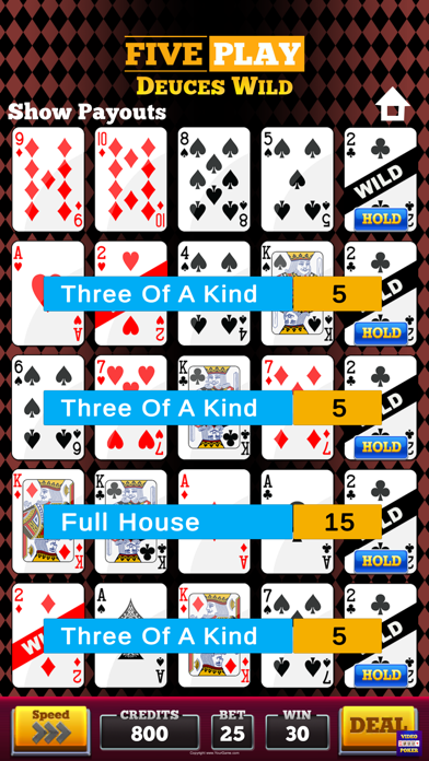 Massive Video Poker Collection Screenshot