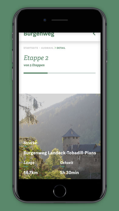 Tiroler Burgenweg Screenshot