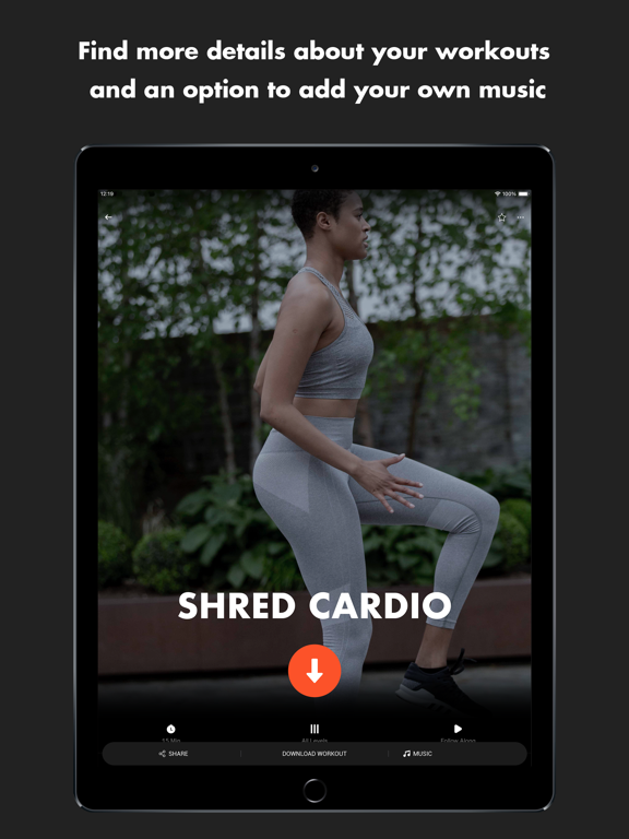 Doviesfitness iPad screenshot 3 - Health & Fitness app