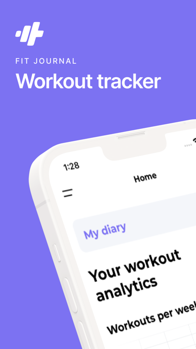 Fit Journal: Gym Workout Log Screenshot