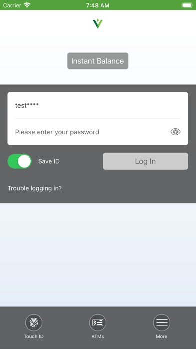 Valliance Bank Mobile Banking Screenshot