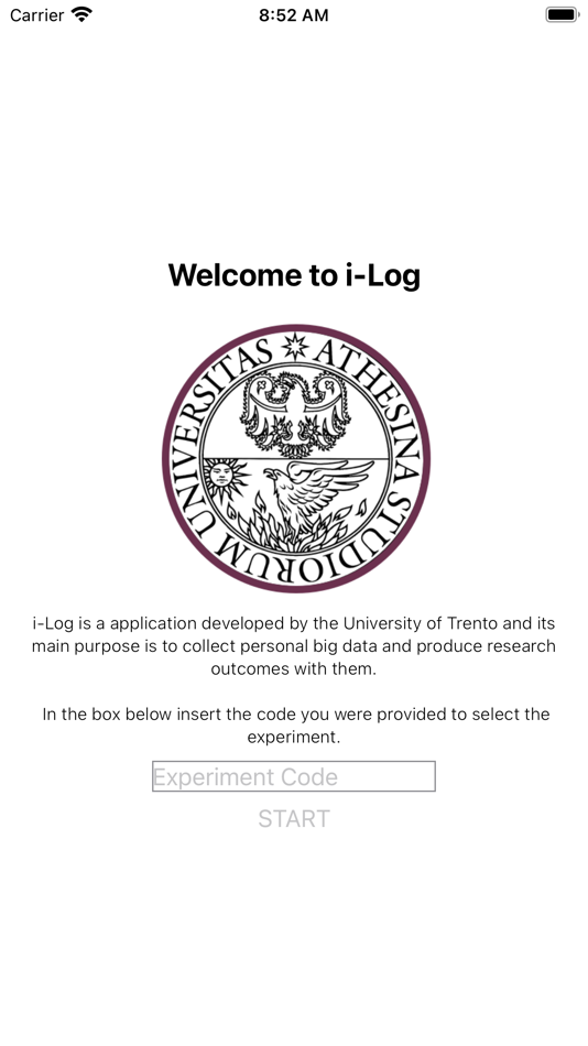 #1. iLogg (iOS) 由: UNIVERSITA' DEGLI STUDI DI TRENTO