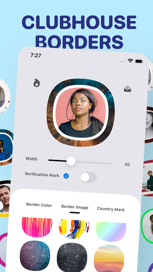 #1. Frame editor for Clubhouse (iOS) Por: MASTER PRO MONT DOO
