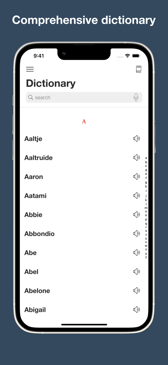 First Name Dictionary