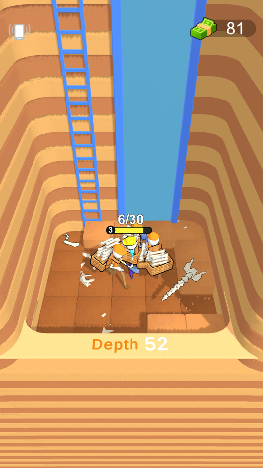 #7. Dig Dino 3D (iOS) Podle: 淑芳 董