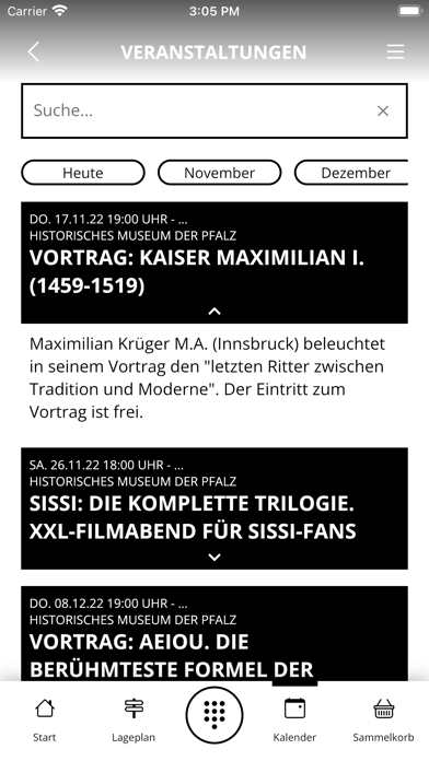 Historisches Museum der Pfalz Screenshot