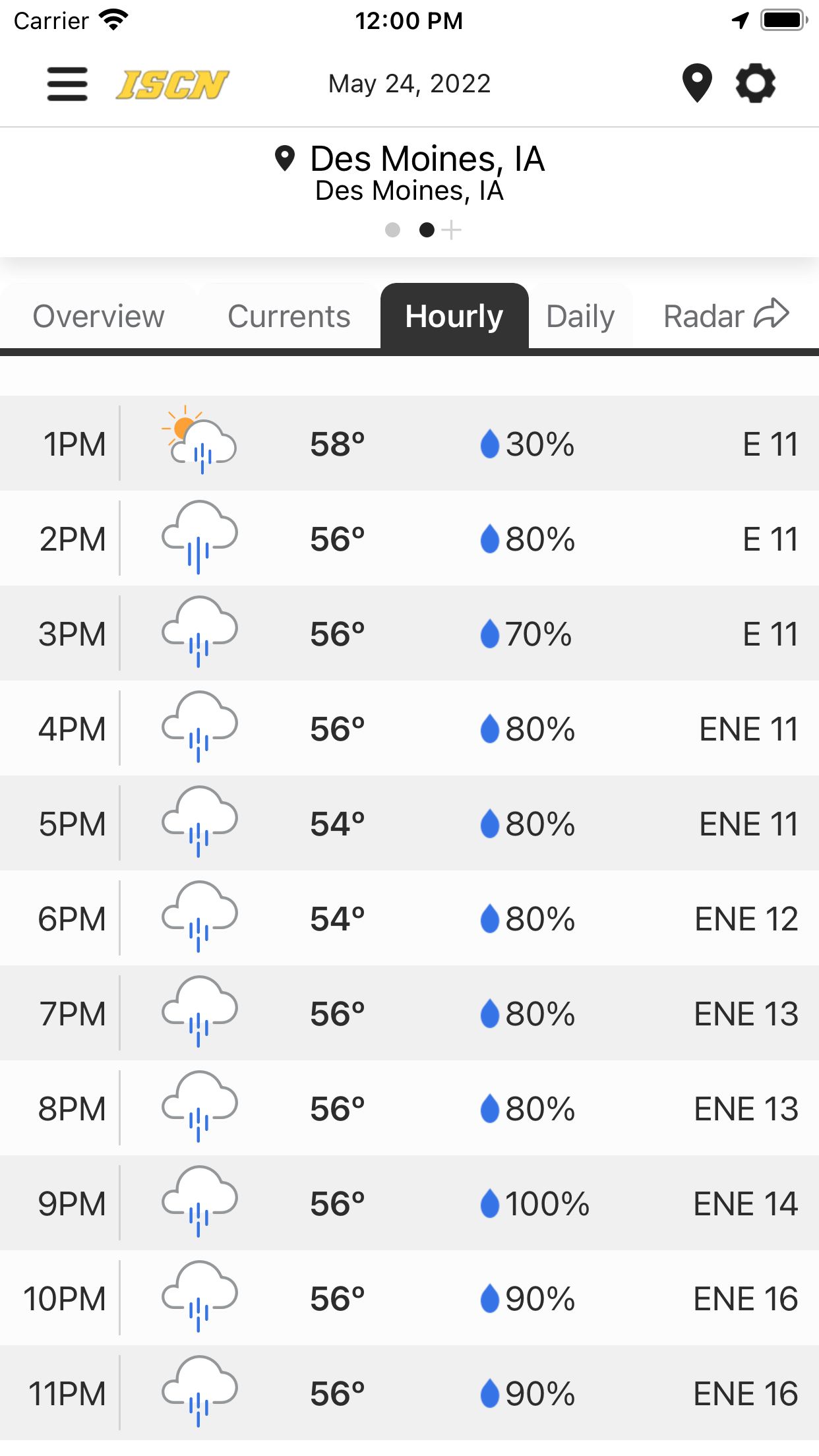 ISCN Weather screenshot 3