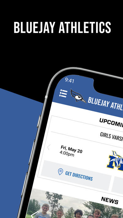 Bluejay Athletics Screenshot