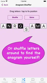 the crossword & anagram solver iphone screenshot 3