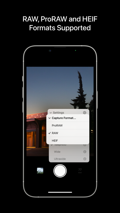Shoot RAW – Camera App Screenshot