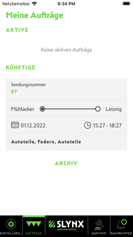 #1. SLYNX Driver App (iOS) 由: Craiss Generation Logistik GmbH & Co. KG