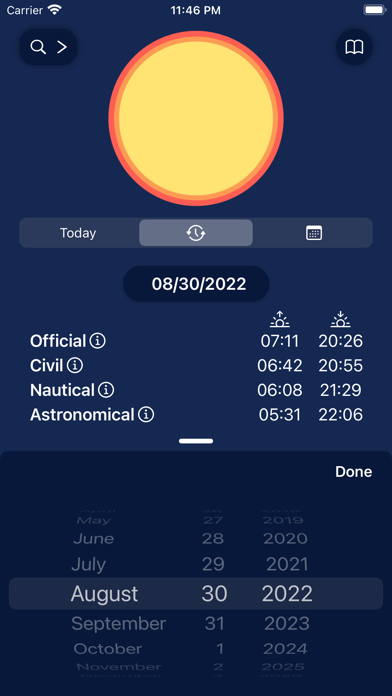 Sun Watch Screenshot