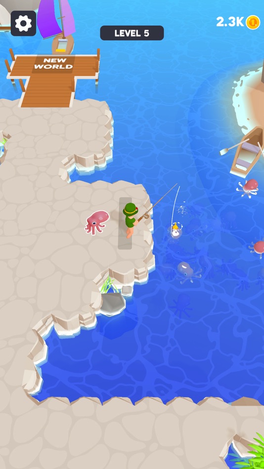 #5. Fishing Universe (iOS) 由: Gigantic Games