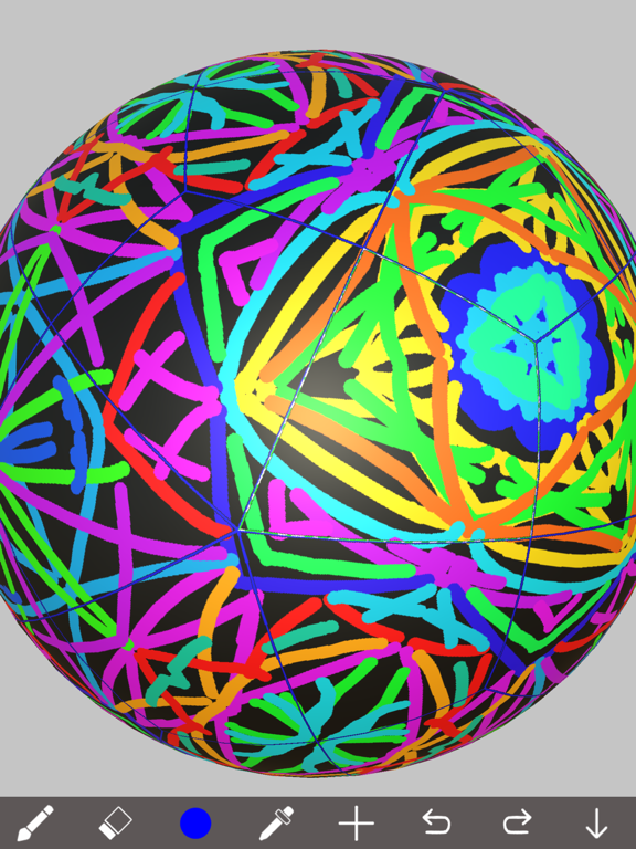 SpherePaint iPad screenshot 6 - Graphics & Design app