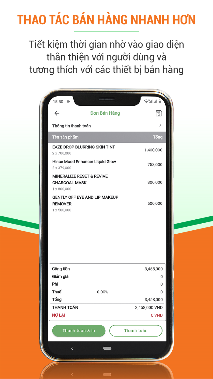 Quản lý bán hàng Viethas