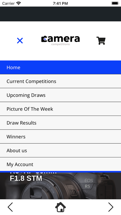 Camera Competitions Screenshot