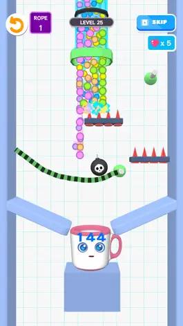 Game screenshot RopeCupBall mod apk
