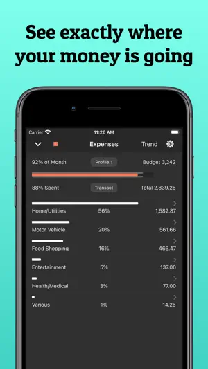 Cash Tracker: Spending, Budget screenshot 2
