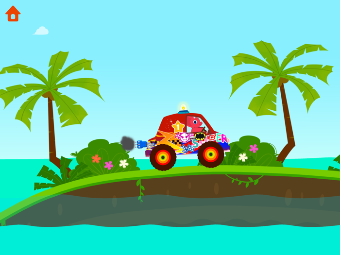 Dinosaur Car games for kids